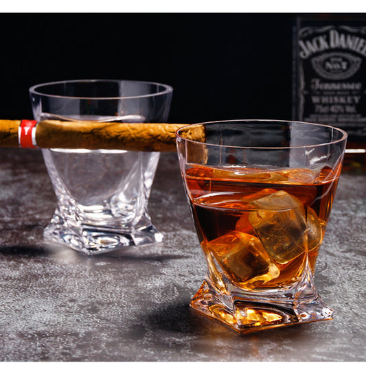 Whiskey Glass Cigar Holder