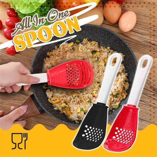 Multifunctional Heat-Resistant All in One Cooking Spoon