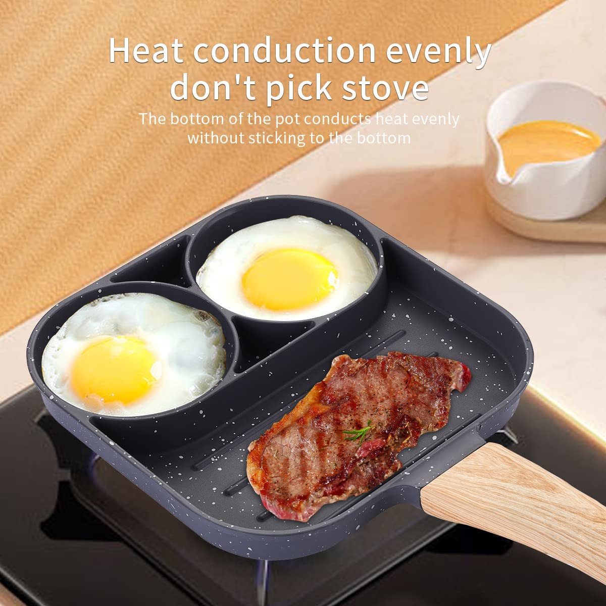 10 Inch Frying Pan With Special Lid - Deluxe Copper Granite Stone Coat –  CargoCache