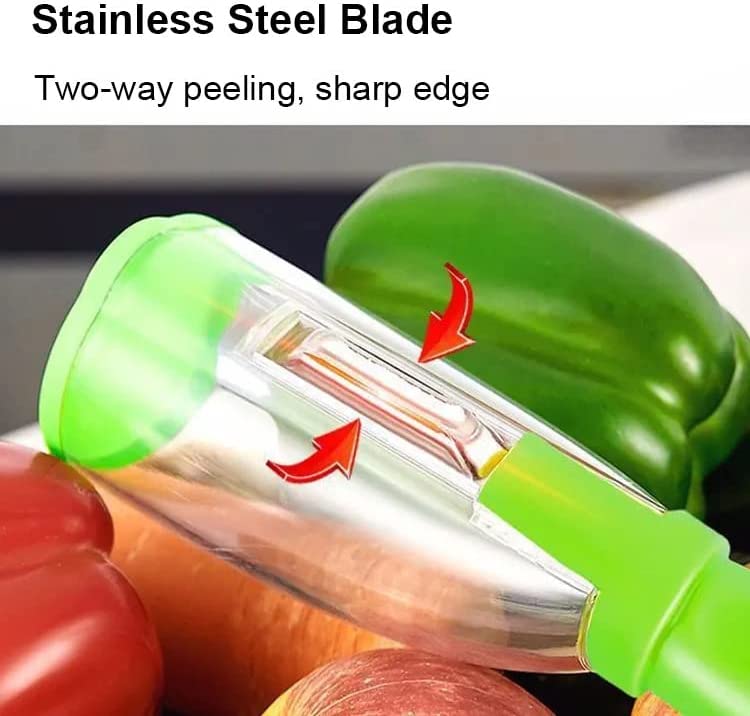Multifunctional Vegetable Peeler, 3 in 1 Stainless Steel Peeler